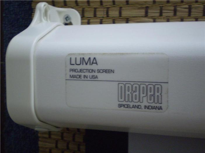 Draper Luma projection screen & Sanyo PLV-Z1 projector (New) SOLD Zzzzzz45