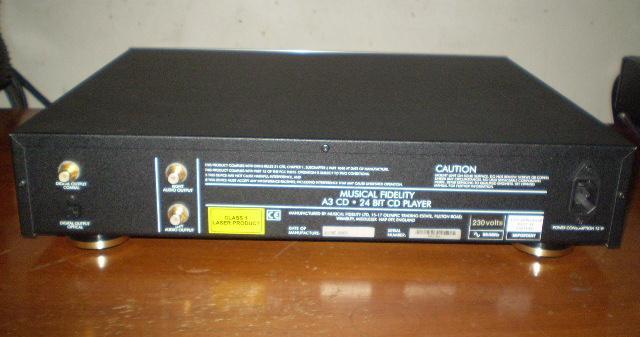Musical Fidelity A3 CD player (Used) Zzzzzz55