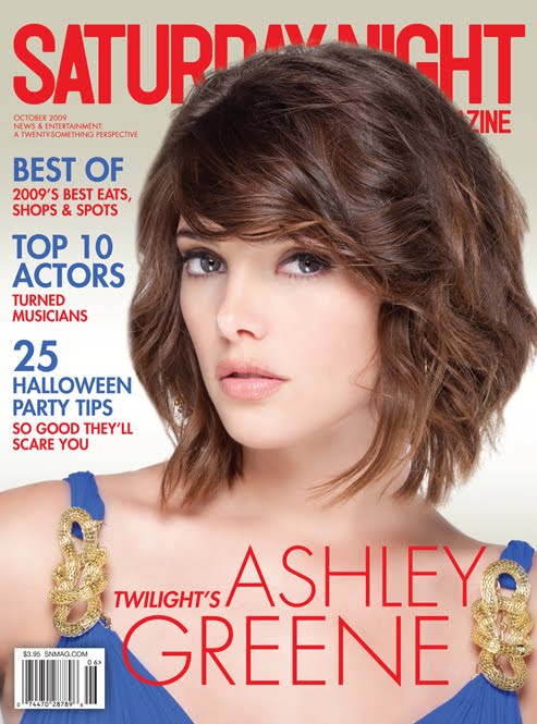 Ashley Greene en couverture du Saturday Night Magazine Saturd10