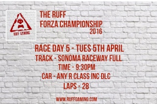 The Ruff Forza Championship 2016 - Race Day 5 Rd5_de10