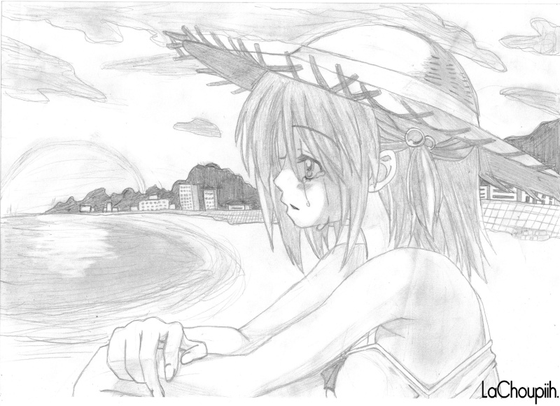 [DESSIN] Voici mes dessins de Manga ..; - Page 7 Triste10