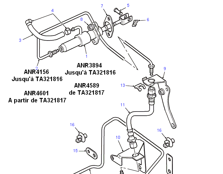 cherche nom de la piece au bout de l emetteur d embrayge Emette10