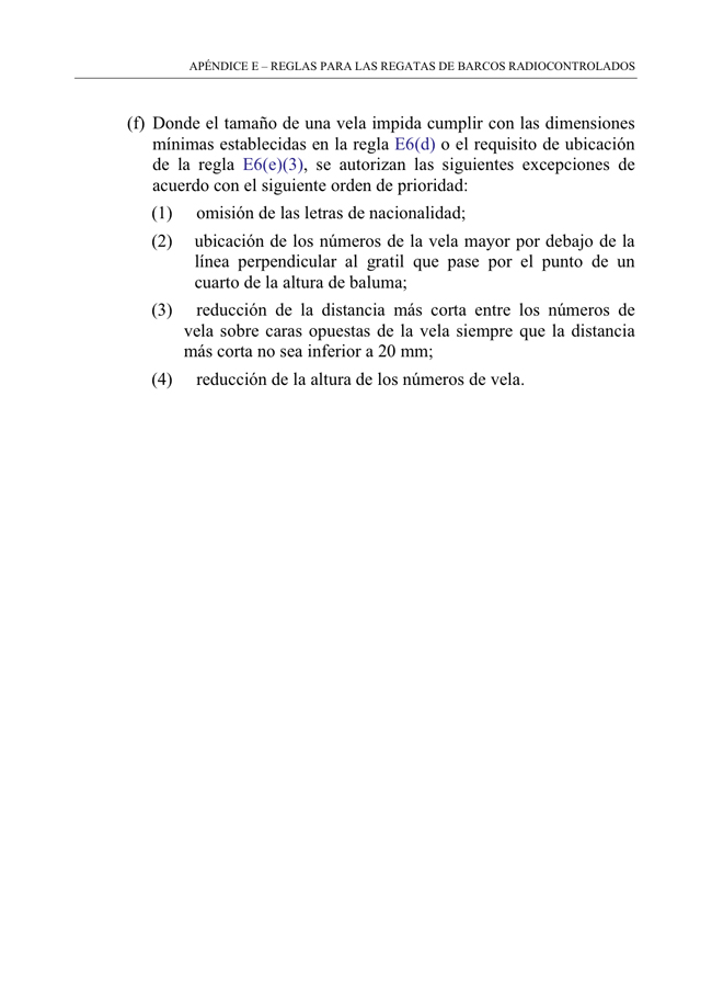 Reglamento ISAF 2009-2012 910