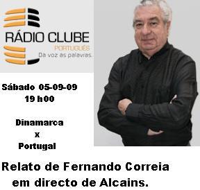 Rádio Clube e Fernando Correia em Alcains Logorc10
