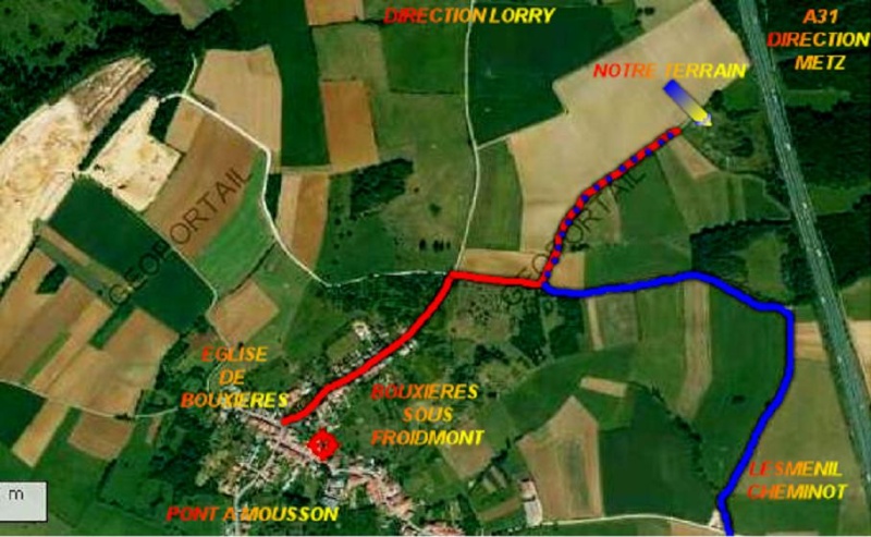 plan d'accès au terrain 0_1210