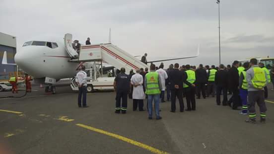 l'arrivée du Boeing 737-800 NG 7T-VKM à Alger  7310