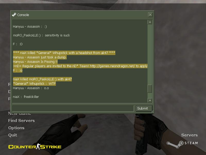 niax teamkiller, vent user, also used nades when T in cell Niax_t14