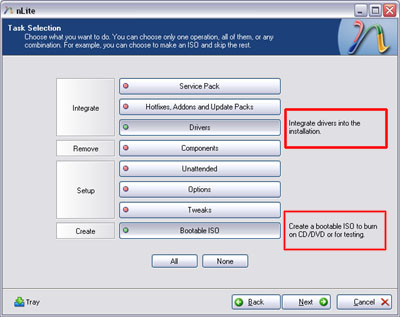 Method 3:  Installing SATA Hard Drive with Windows XP Nlite210