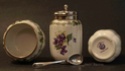 Eye candy - Crescent and Sons cruet set with violets - production year? Cresce11