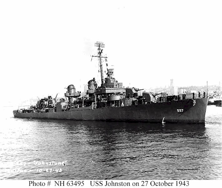 Le sacrifice des destroyers US a Samar 05557010