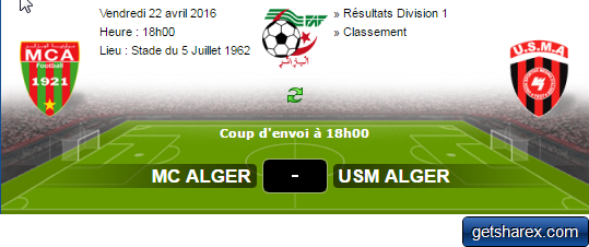 Suivez le match MC Alger - USM Alger en direct LIVE  22/04/ 2016 Mc_alg10