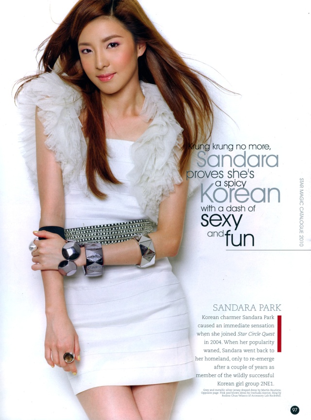 Kim Chiu and Dara on Star Magic 2010 catalogue. Sandar10