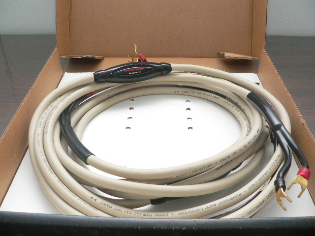 [SOLD] Transparent MusicWave speaker cables  P1070018