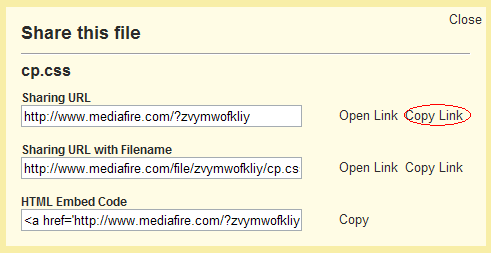 Cách gửi file và download file từ trang mediafire 712