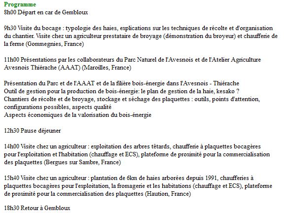 Haie bocagère, démonstration de broyage, chaudière à la ferme  Enr_ge11