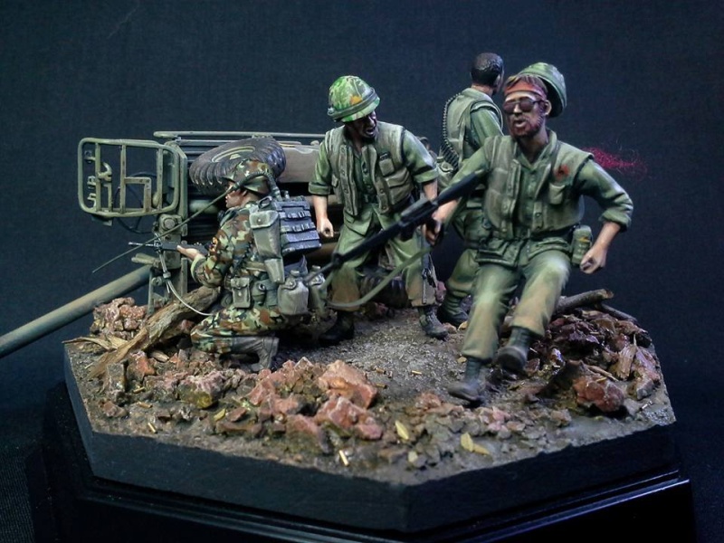 Diorama : "Mule ambush" 1/35 714