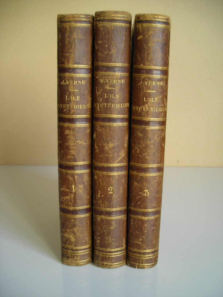 L'ile mystérieuse Jules Verne Bibliothèque d'éducation et de récréation Hetzel 03810