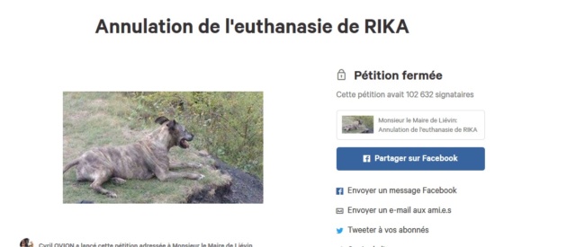 Euthanasie de Rika 310