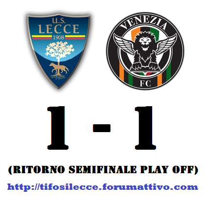 LECCE-VENEZIA 1-1 (RITORNO SEMIFINALE PLAY OFF - 20/05/2021) Lecce-21