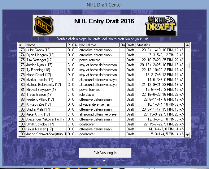 CSB Draft List 2016 Draft510