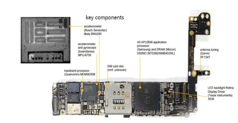 iPhone 6s schematics diagram مخطط ايفون 6 اس 210