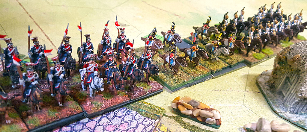 15mm Napoleonic Battle on mapboard hex 16/02/2016 20160416