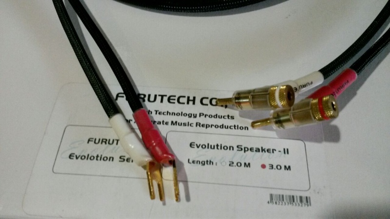  Furutech Evolution Speaker II High Performance Audio Speaker Cables - 3m pair Furute10