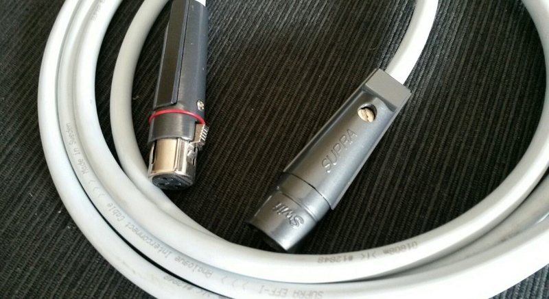 Supra EFF-IXLR Interconnect with XLR (Pair) - 1.5m pair Suprax10