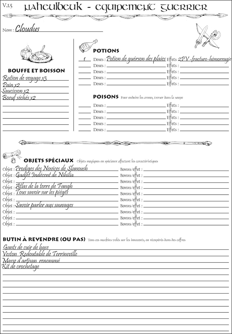 Cloudus Paladin de Slanoush Equipe15