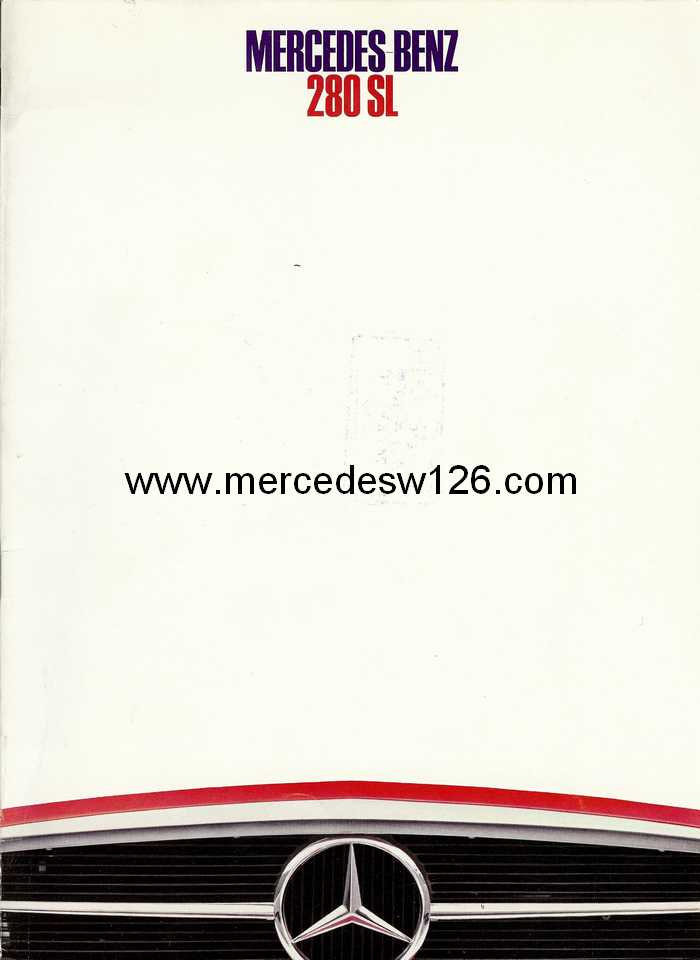Catalogue de 1967 sur la W113 280 SL "pagode" 280_sl35