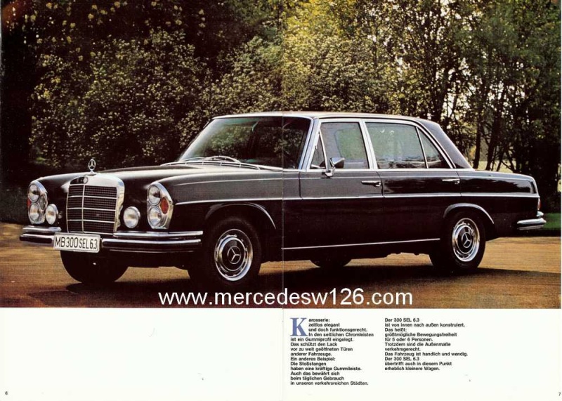 Catalogue de 1971 sur la W109 300 SEL 6.3 300_s103