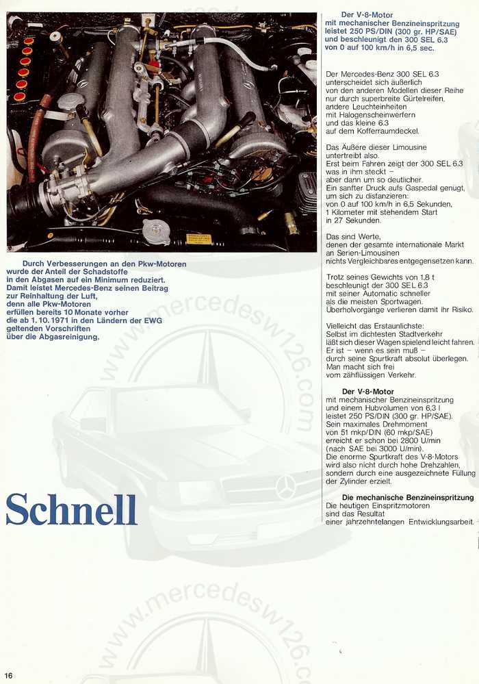 Catalogue de 1971 sur la W109 300 SEL 6.3 300_s108
