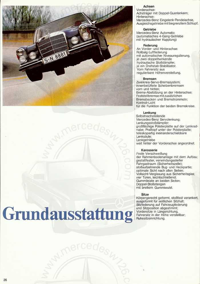 Catalogue de 1971 sur la W109 300 SEL 6.3 300_s117