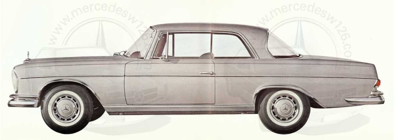 Catalogue de 1965 sur la Mercedes W112 300 SE coupé & cabriolet 300_se56