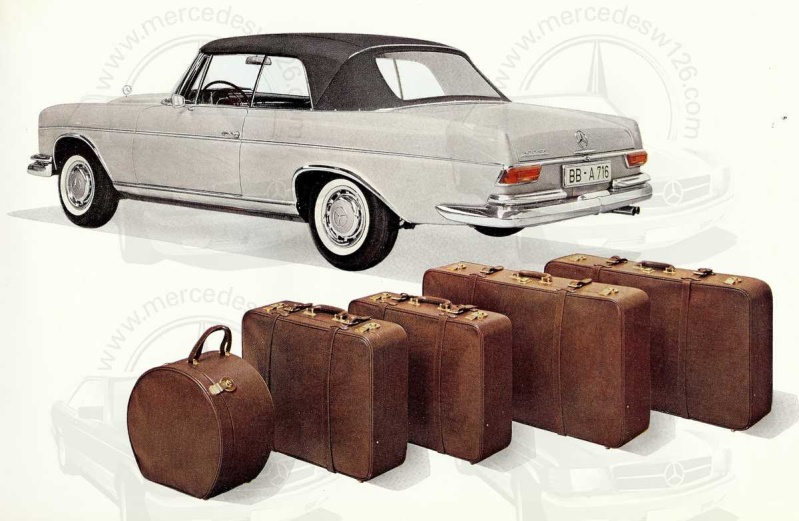 Catalogue de 1965 sur la Mercedes W112 300 SE coupé & cabriolet 300_se60