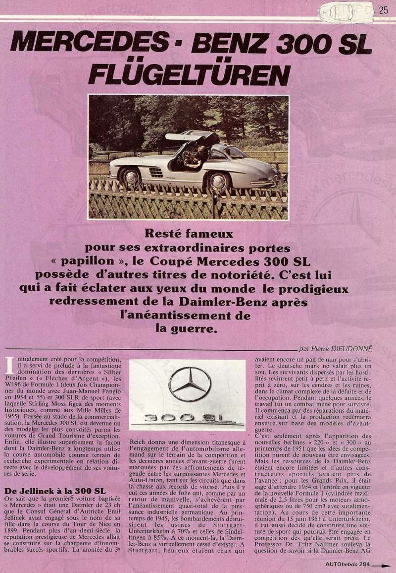 Essai de la Mercedes 300 SL papillon en 1981 300_sl15