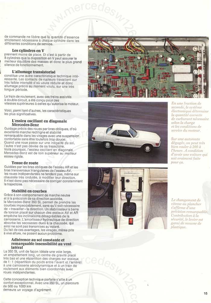 Catalogue de 1971 sur la R107 350 SL 350_sl44