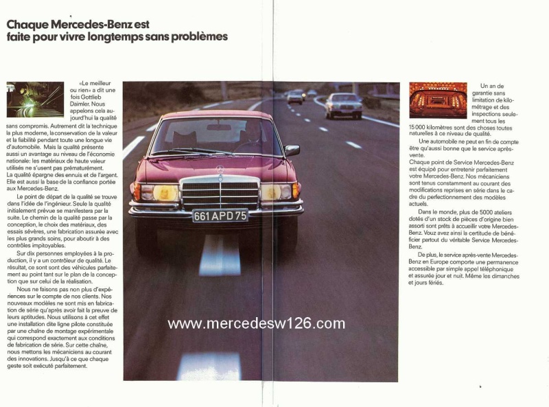 Catalogue Mercedes W116 280 S/SE/SEL de 1979 Catal121