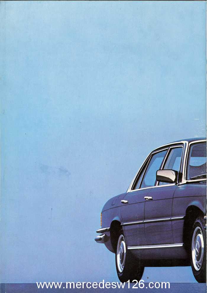 Catalogue Mercedes W116 280 S/SE/SEL de 1979 Catal126