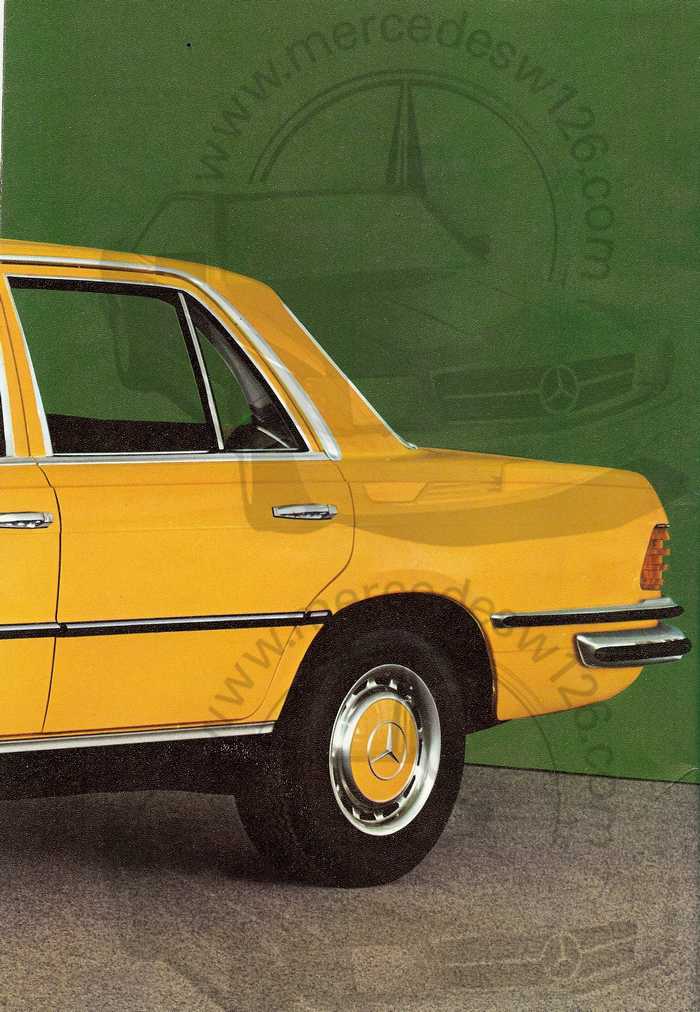 Catalogue Mercedes W116 280 S/SE/SEL de novembre 1973 Catal138