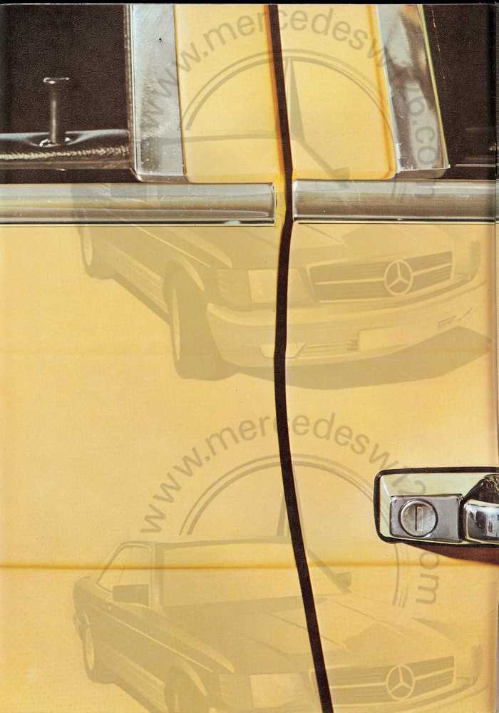 Catalogue Mercedes W116 280 S/SE/SEL de novembre 1973 Catal145