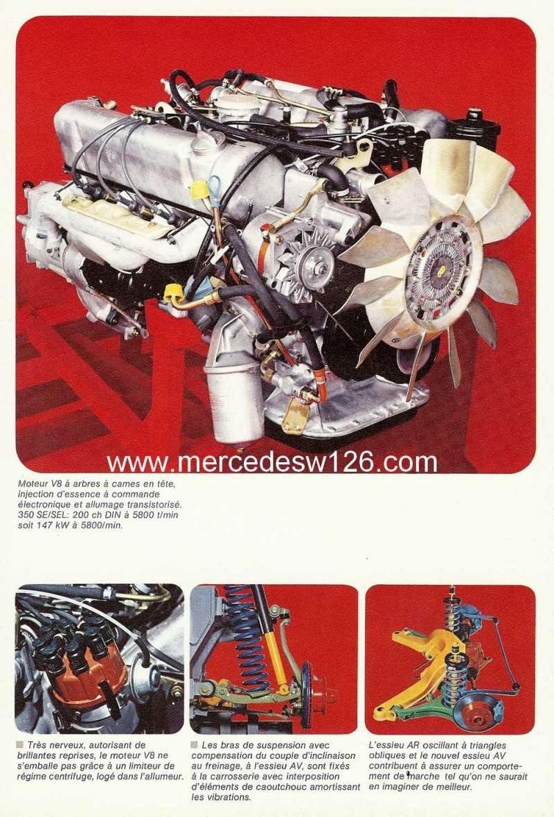 Catalogue de 1974 sur les W116 350 SE/SEL & 450 SE/SEL Catalo73
