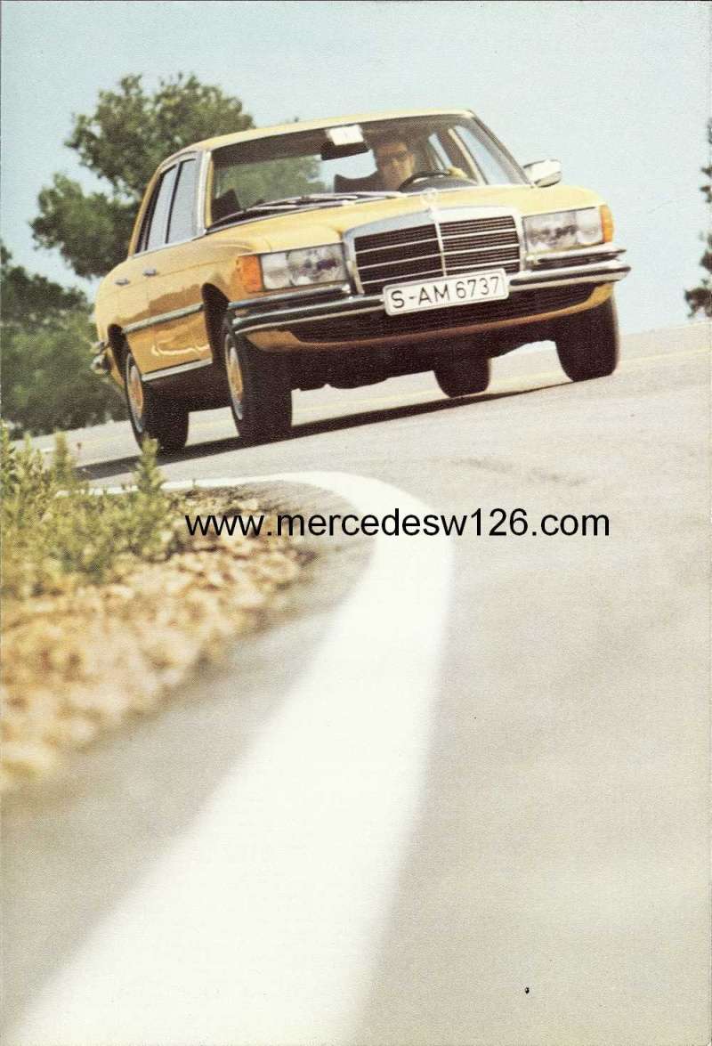 Catalogue de 1974 sur les W116 350 SE/SEL & 450 SE/SEL Catalo90