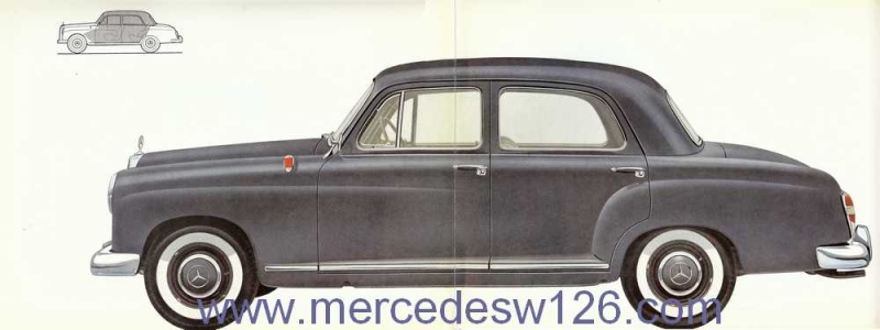Catalogue de 1959 sur la Mercedes W120 180 D Ponton12