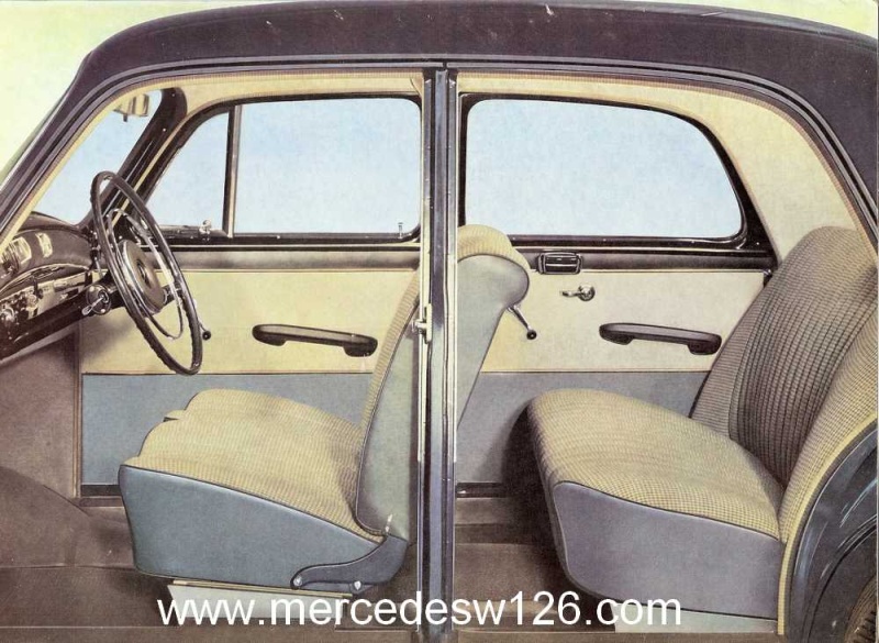 Catalogue de 1959 sur la Mercedes W120 180 D Ponton23