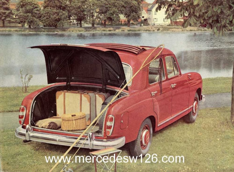 Catalogue de 1959 sur la Mercedes W120 180 D Ponton27