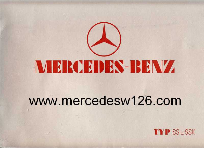Catalogue sur les Mercedes W06 SS & SSK W06_pa11