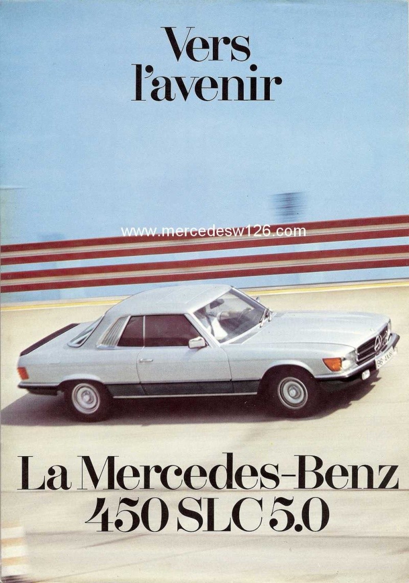 Brochure de 1978 sur la Mercedes W107 450 SLC 5.0 W107_512