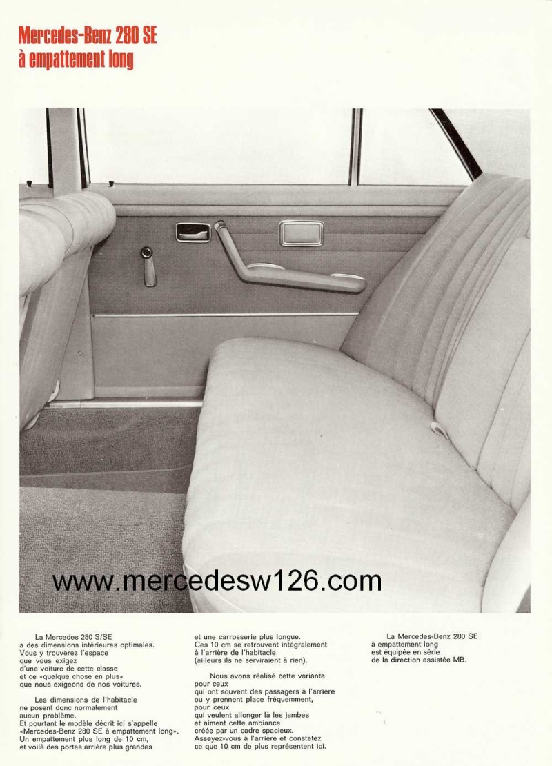 Catalogue de 1968 sur les Mercedes W108 280 S / SE W108_220