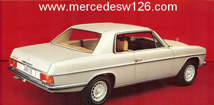 Catalogue de 1974 sur les W114 250 C, 280 C et 280 CE W114_c21